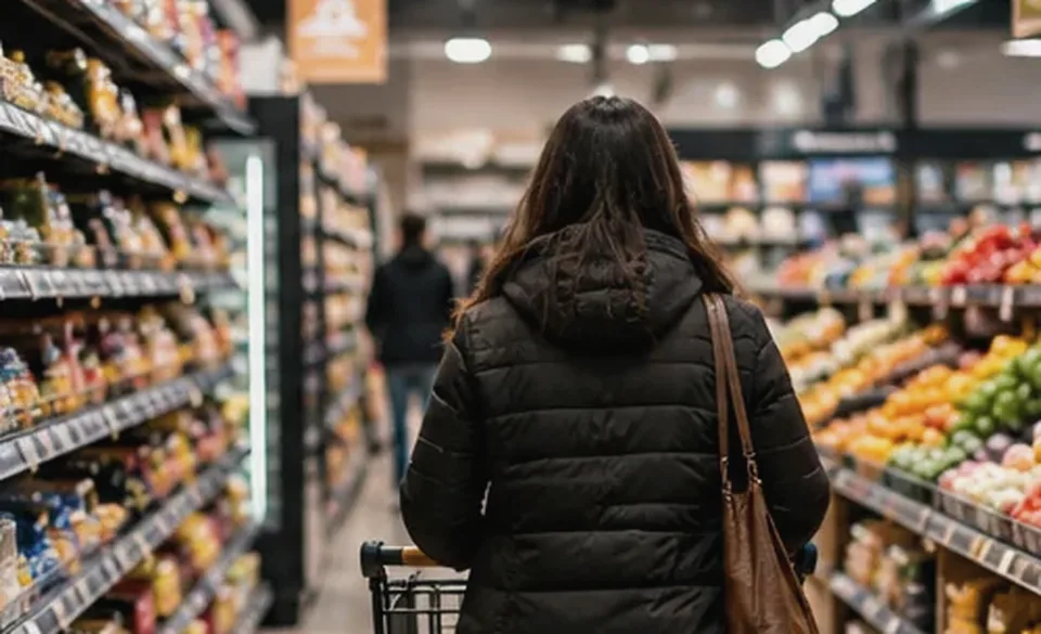 Photographic illustration of shopping