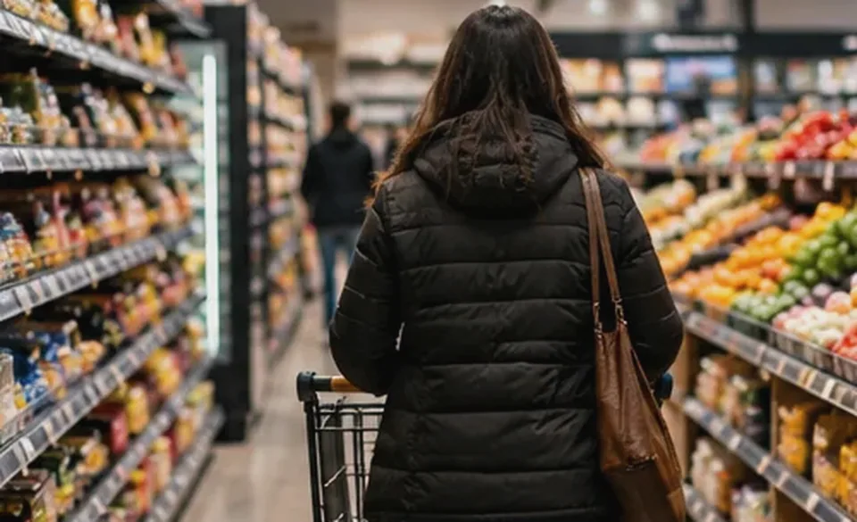 Photographic illustration of shopping